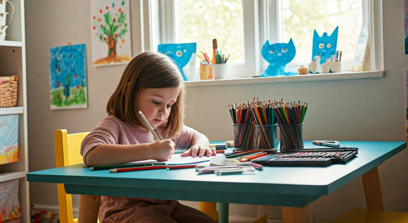 Jak narysować kotka dla dzieci? Krok po kroku 2