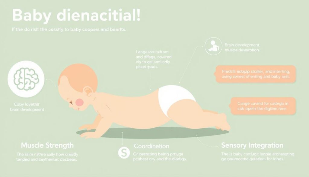 Dziecko czworakujące - wizualizacja korzyści dla rozwoju mózgu i ciała Dziecko czworakujące - wizualizacja korzyści dla rozwoju mózgu i ciała