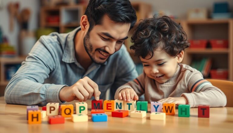 Dziecko uczące się głoskować z pomocą rodzica - jak nauczyć dziecko głoskować