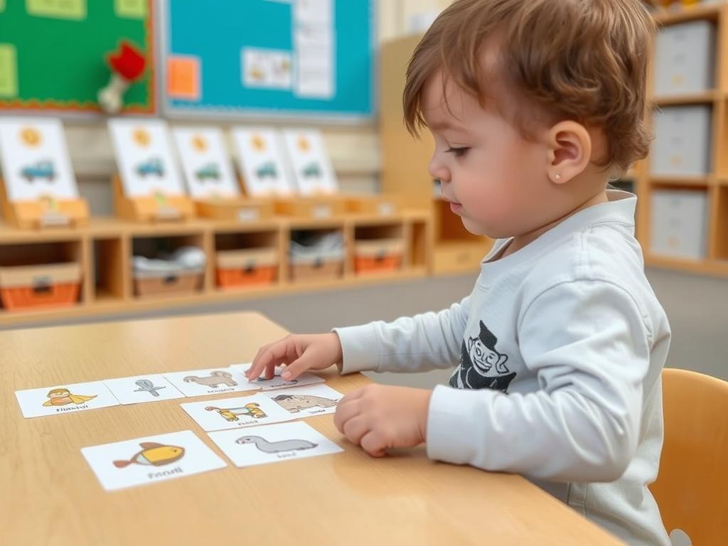 Dziecko uczące się rozpoznawać ostatnią głoskę w wyrazie - jak nauczyć dziecko głoskować