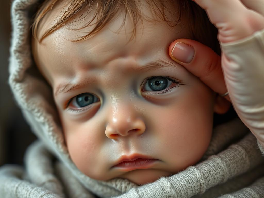 Dziecko z zimnymi potami i niską temperaturą ciała