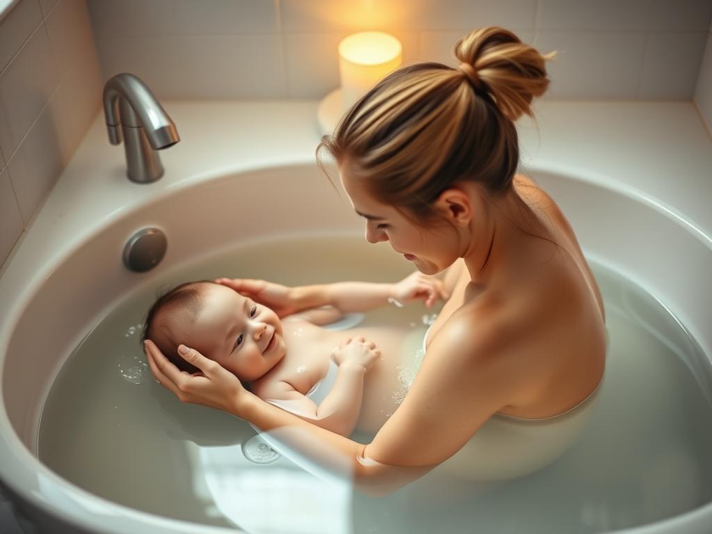 Kąpiel niemowlaka jako sposób na uspokojenie przed snem