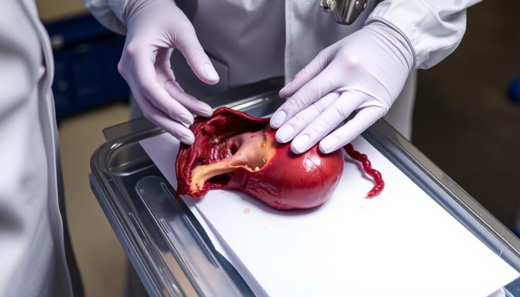 Łożysko po porodzie - ocena kompletności przez położną Łożysko po porodzie - ocena kompletności przez położną