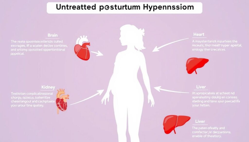 Powikłania wysokiego ciśnienia po porodzie - schemat edukacyjny Powikłania wysokiego ciśnienia po porodzie - schemat edukacyjny