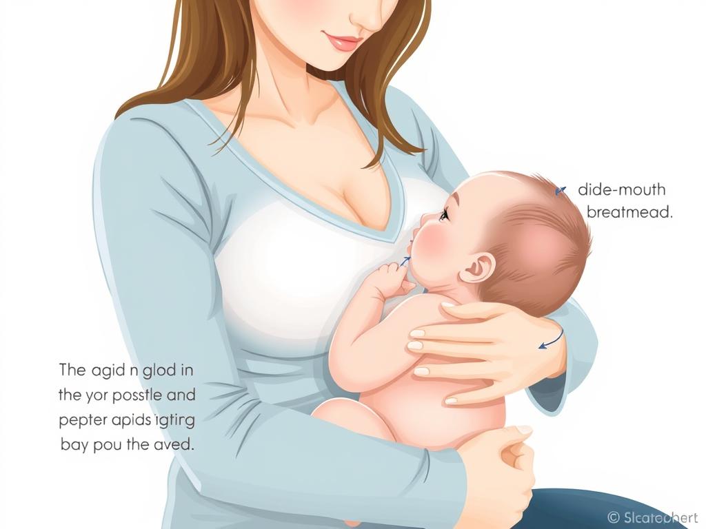 Prawidłowa technika karmienia niemowlęcia zapobiegająca stękaniu