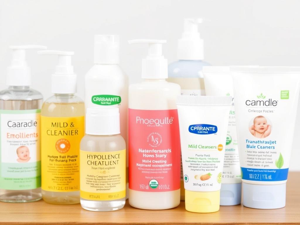 Produkty do pielęgnacji skóry niemowlaka ze skazą białkową i potówkami Produkty do pielęgnacji skóry niemowlaka ze skazą białkową i potówkami