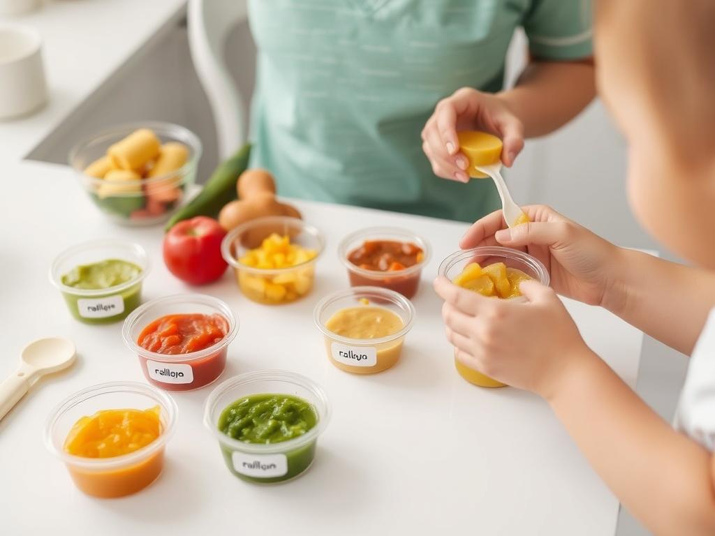 Przygotowywanie i przechowywanie posiłków dla niemowląt