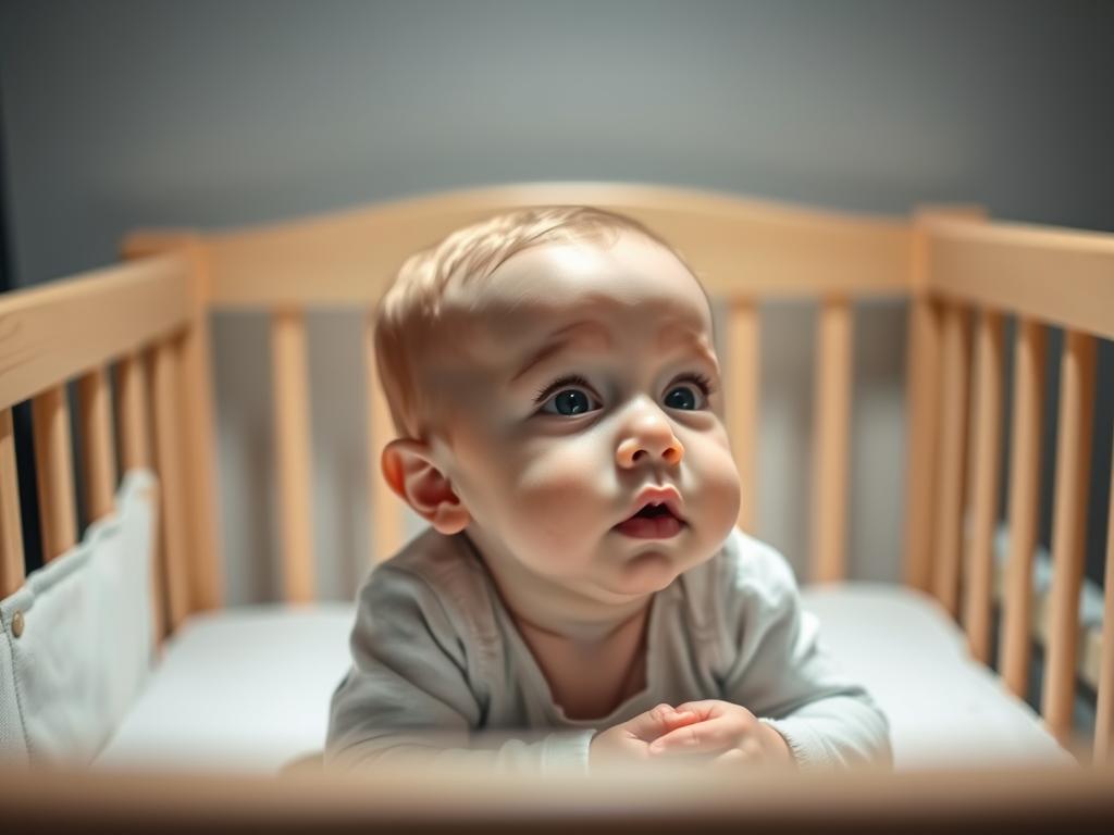 Regres snu u 4-miesięcznego niemowlaka - dziecko nie może zasnąć