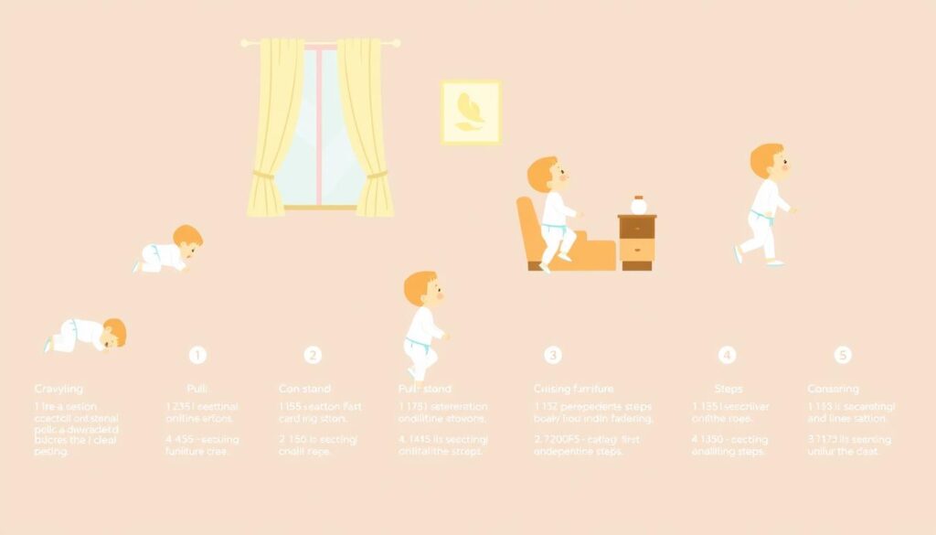 Sekwencja rozwoju motorycznego dziecka od czworakowania do chodzenia Sekwencja rozwoju motorycznego dziecka od czworakowania do chodzenia