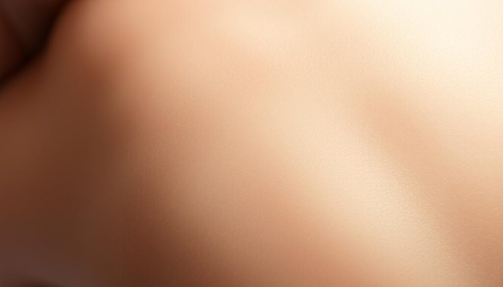 Zbliżenie na lanugo co to widoczne na plecach noworodka Zbliżenie na lanugo co to widoczne na plecach noworodka