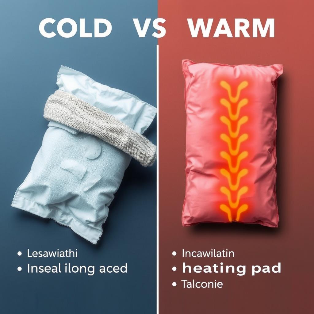 Zimny i ciepły okład stosowany na ból kości ogonowej po porodzie Zimny i ciepły okład stosowany na ból kości ogonowej po porodzie