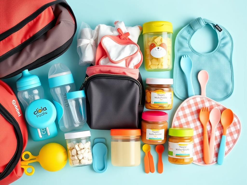 Akcesoria do karmienia dziecka na wakacjach za granicą - butelki, przekąski, bidony