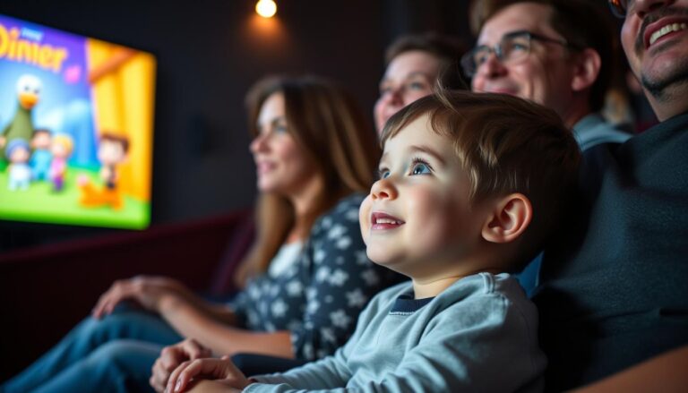 Dziecko w wieku przedszkolnym ogląda film w kinie z rodzicami - kiedy do kina z dzieckiem