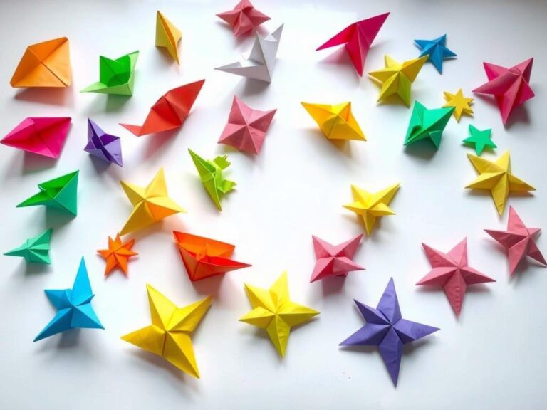 Kolorowe origami dla dzieci - DIY dla dzieci z papieru