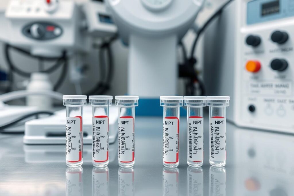 Probówki z krwią do badania NIPT, które może określić płeć dziecka Probówki z krwią do badania NIPT, które może określić płeć dziecka