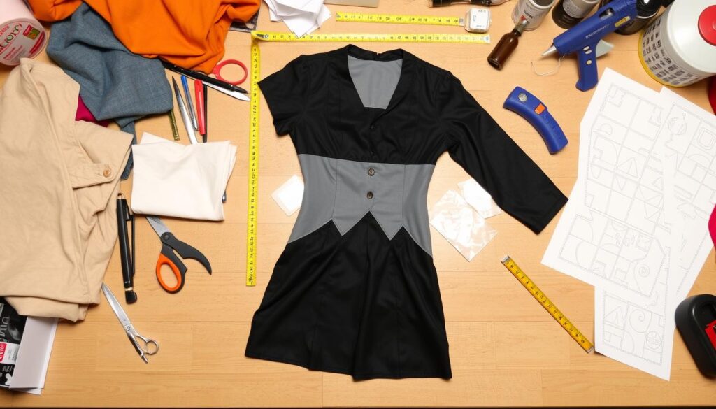 Proces tworzenia przebrania DIY - materiały i narzędzia