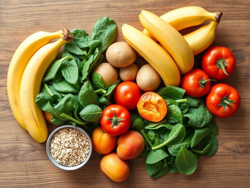 Produkty bogate w potas pomocne przy opuchniętych nogach po cesarce Produkty bogate w potas pomocne przy opuchniętych nogach po cesarce